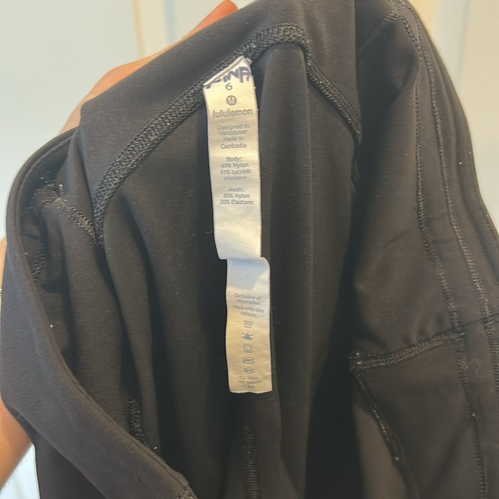 Lululemon Women's Speed Up Crop Leggings Color Black - Picture 6 of 8